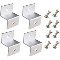 Los mejores  - Giosolar Panel Solar Soporte ¨¢ngulo de Z Aluminio Presillas Montaje Panel Solar Soporte de montaje Set Kit Aluminio…
